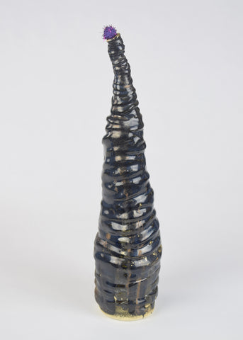 Birth, ceramic with an acrylic pom-pom sculpture by Cerulean Arts Collective member Damini Celebre