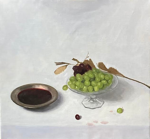 Adagio, oil on canvas painting by artist Paul DuSold. Included in the exhibition, REUNION (Once Upon a Time in Philadelphia), at Cerulean Arts February 26 - March 24, 2025.