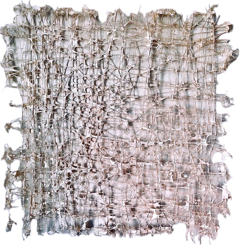 Thicket, knitted wire and paper pulp sculpture by Cerulean Arts Collective Member Anne Marble. 