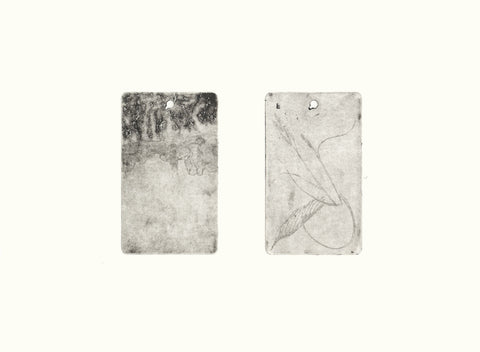 Below, Above (41° 42’ 41.93” N, 71° 17’ 23.66” W , Spartina patens) print on paper by artist Heather McMordie. Included in the exhibition, Elemental, at Cerulean Arts, October 2 - 27, 2024.