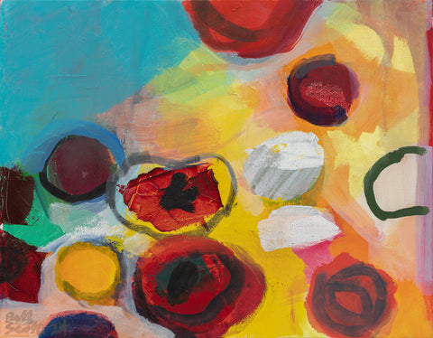 Gratitude, oil on canvas painting by Philadelphia artist Bill Scott. Included in the exhibition Love Letters to an Unknowable Future - Paintings and Works on Paper, at Cerulean Arts April 23 - May 18, 2025.