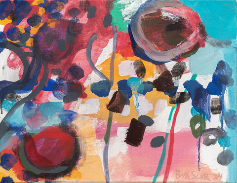 Special Circumstances, oil on canvas painting by Philadelphia artist Bill Scott. Included in the exhibition Love Letters to an Unknowable Future - Paintings and Works on Paper, at Cerulean Arts April 23 - May 18, 2025.